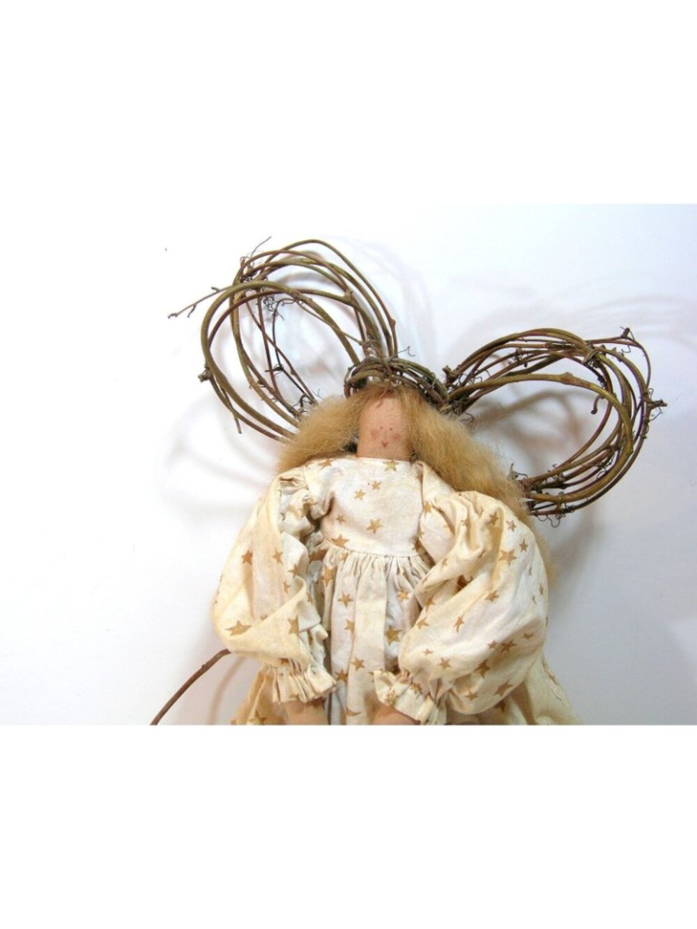 Angel Doll Folk Art Primitive Country Style Doll - Picture 6 of 7
